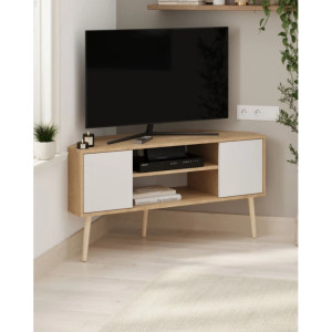 Comod pentru TV Bofigo Bofigo 11-07 Stejar safir/Alb