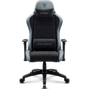 Fotoliu gaming Sense7 Spellcaster FUKU XL PU Black/Grey