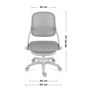 Fotoliu pentru copil Junior 4.7 Grey