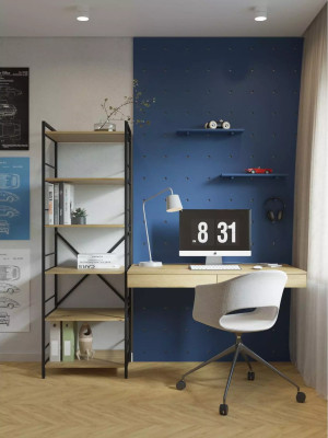 Стеллаж Nex Loft 180 Anthracite/Oak Artisan