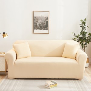 Husa pentru canapea Relaxe Home Solid Sofa Cover 2 locuri (145-185 cm) Bej deschis