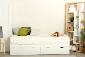 Одноярусная кровать Fabrik Home Spatio 90 x 200 см Белый ясень