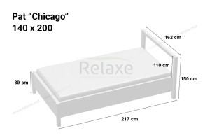 Pat Relaxe Chicago 140 x 200 cm 