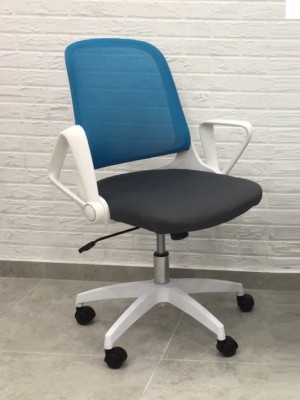Офисное кресло ART Smart Point Blue/White