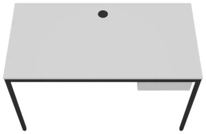Masă Oslo Graphite / White