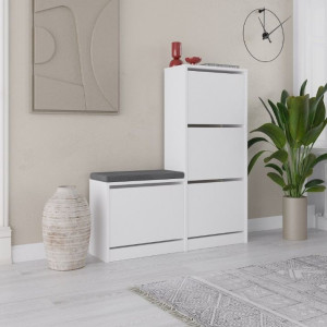 Pantofar Hanah Home Dude White