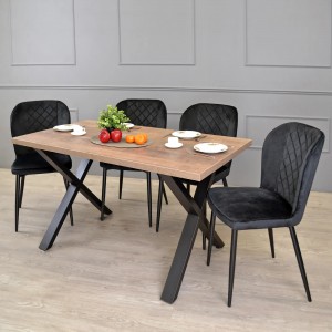 Кухонный стол DP Onix 180x90x75 см Колониал/Black