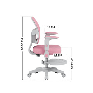 Fotoliu pentru copil Junior 5.0 Pink