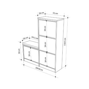 Pantofar Hanah Home Dude Oak