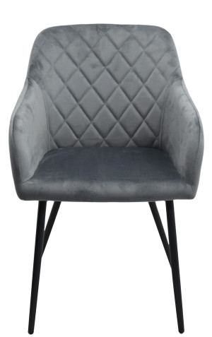 Scaun pentru bucătărie DP Loper Dark Grey (HRL 21)+Black Legs