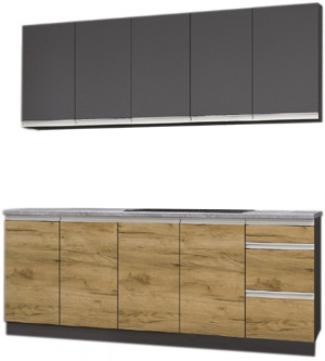 Bucătărie în serie Yasen Madera 2.0 m 