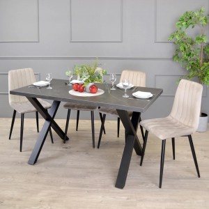 Кухонный стол DP Onix 150x80x75 см Black