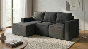 Canapea de colț extensibilă Hugo Gemma 90