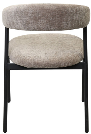 Scaun pentru bucătărie DP Leto Brown (DAVIS-VIBE-21) + Black Legs