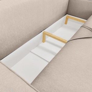 Canapea dreaptă extensibilă DP Kalifornia Beige
