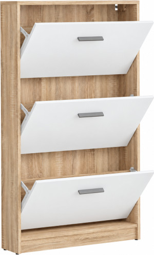Обувница Yasen Nepo SFB3K Sonoma Oak/Pure White