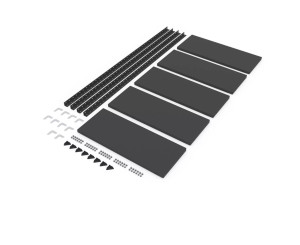 Raft Horeca Nex REK 170 x 75 x 30 cm Black