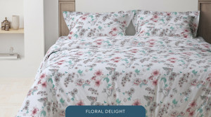 Set de lenjerie pentru pat Relaxe Home Soft Dreams 200 x 220 cm Floral Delight