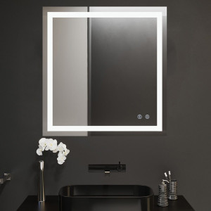 Oglindă cu iluminare LED Bayro Elipso 70 x 80 cm 