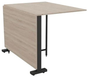 Birou drept Nowy Styl Fold FOLD 2 Black/Sonoma