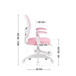 Fotoliu pentru copil Junior 3.1 Pink