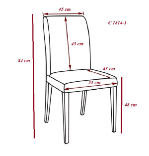 Scaun pentru bucătărie Yasen С1814-1 Dark grey