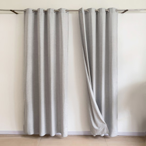 Draperie Softica Faux 140 x 240 cm Grey