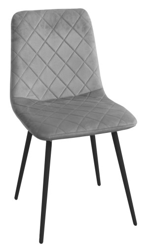 Scaun pentru bucătărie DP Orlando Dark Grey (HRL 21)+Black Legs