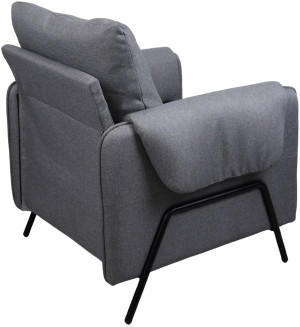 Fotoliu moale DP Lugo Grey