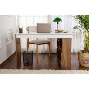 Birou Hanah Home Vesper Venezia Walnut White