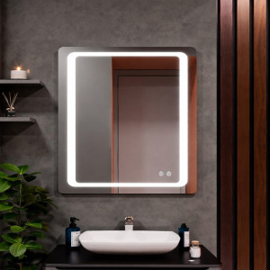 Oglindă cu iluminare LED Bayro Omega 70 x 80 cm 