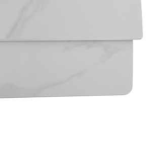 Masă extensibilă DP Elara 140/200x90 cm Ceramic White XSS03