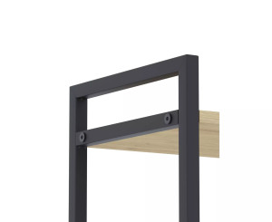 Raft Nex Loft 90 90 x 80 x 40 cm Anthracite/Oak Artisan