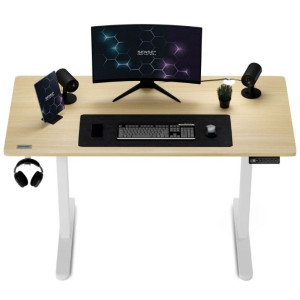 Masă gaming Sense7 Nojo 120 x 60 cm White Pine