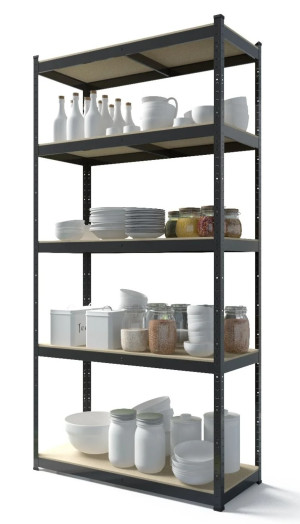 Стеллаж Horeca Nex Standard 180 x 90 x 40 cm Anthracite