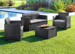 Набор садовой мебели Bica Nebraska 2 Graphite