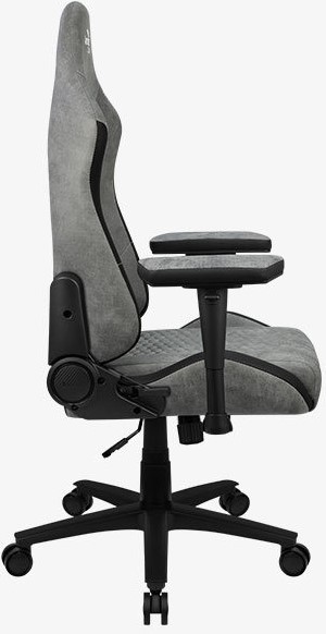 Геймерское кресло AeroCool Crown AeroSuede Grey
