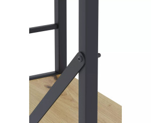 Raft Nex Loft 90 90 x 80 x 40 cm Anthracite/Oak Artisan