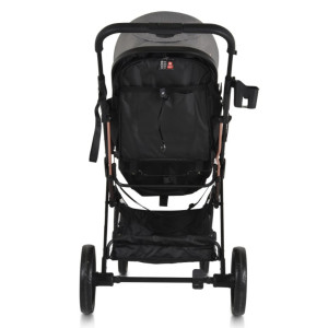 Cărucior 2 în 1 transformabil Moni Raffaelo Grey