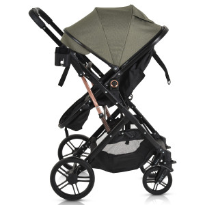 Cărucior 2 în 1 transformabil Moni Raffaelo Green Olive