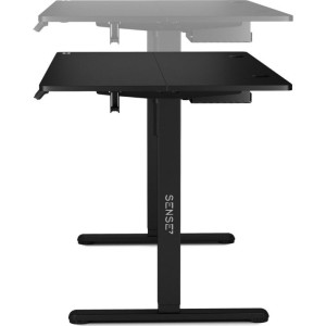 Masă gaming Sense7 Nojo 140 x 70 cm Black