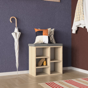 Обувница с сиденьем Mobildor Aspect 54 x 30 x 48 cm Sonoma