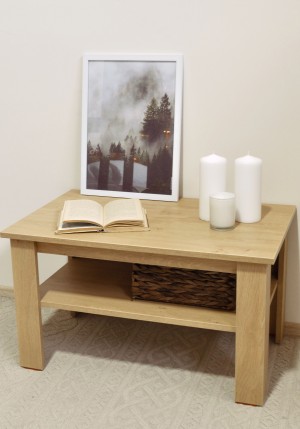 Журнальный столик Fabrik Home Blanco Темный дуб