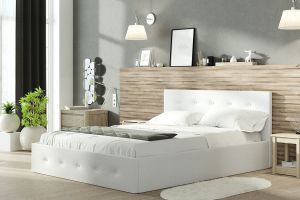 Кровать AS Amazon 120 x 200 см White