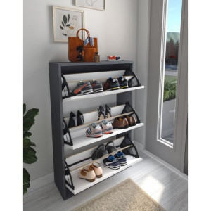 Обувница Bofigo 18-03 Anthracite/White