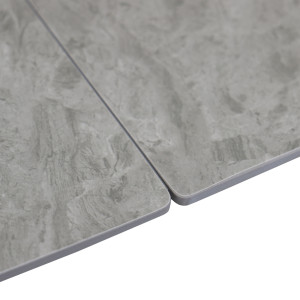 Masă extensibilă DP Elara 120/180x80 cm Shiny Italy grey 08
