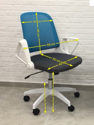 Офисное кресло ART Smart Point Blue/White