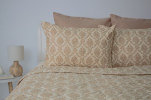 Покрывало + 2 Наволочки TEP ELEGANT COTTON 220 x 240 см Beige Fantasy