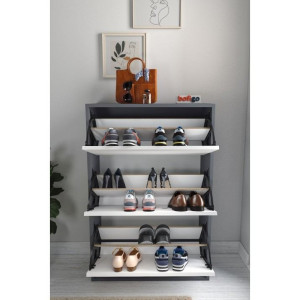 Обувница Bofigo 18-03 Anthracite/White
