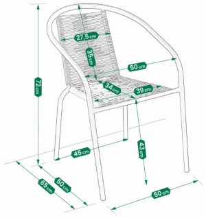 Стул для дачи Bistro Green OM-318533